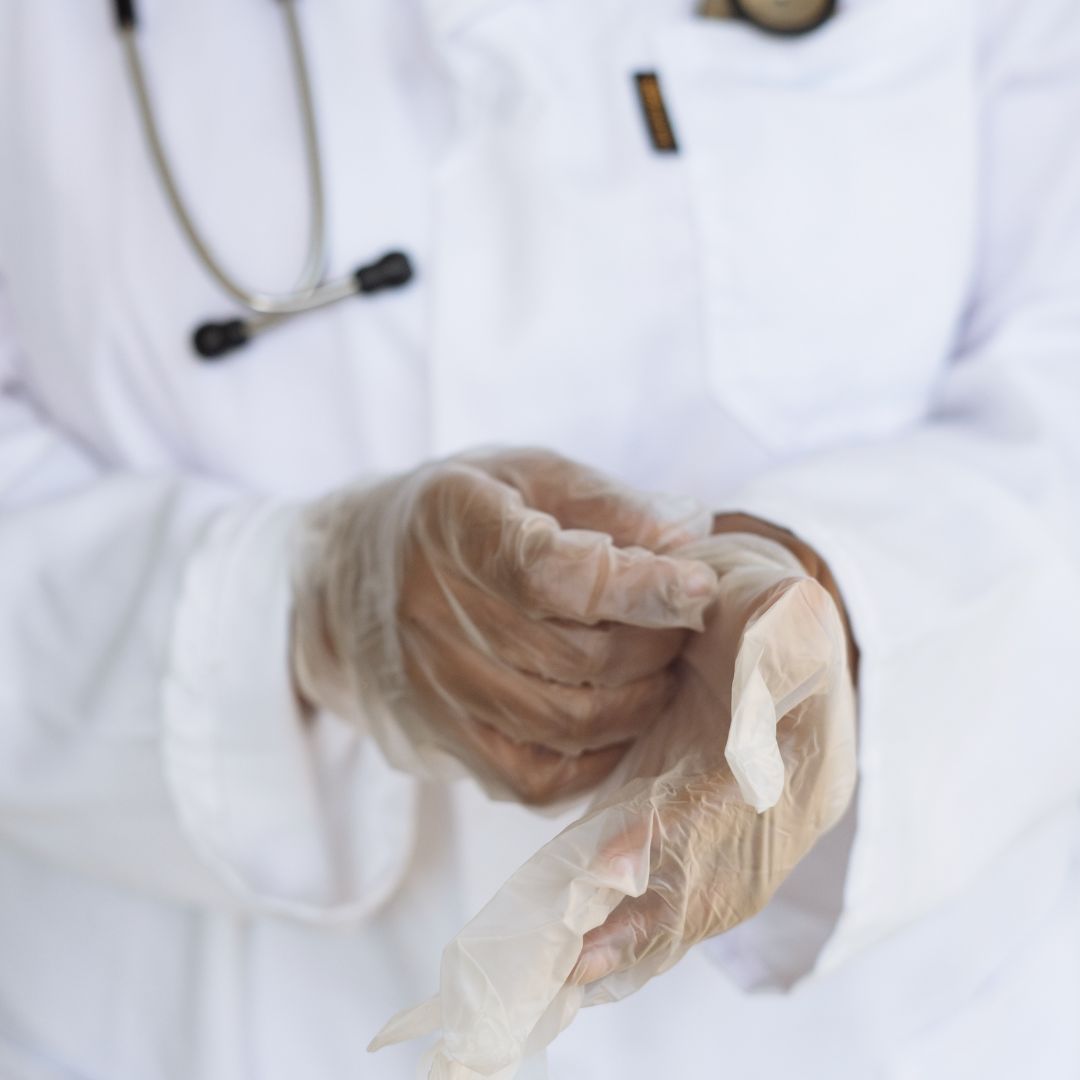 Doctor's hands.