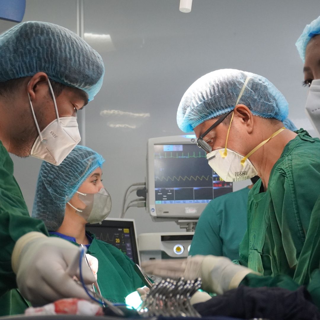 Hospital surgeons.