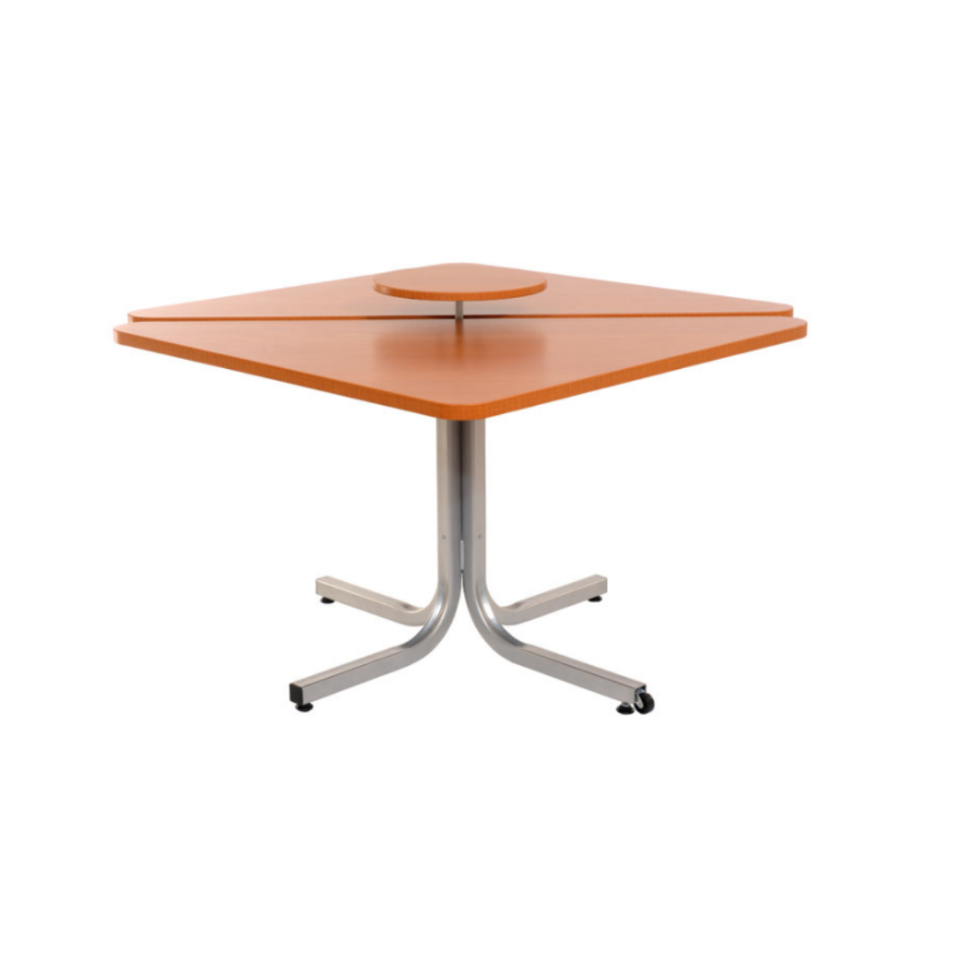 Height Adjustable Ergonomic Square Table 2 Sections | AHS Inc